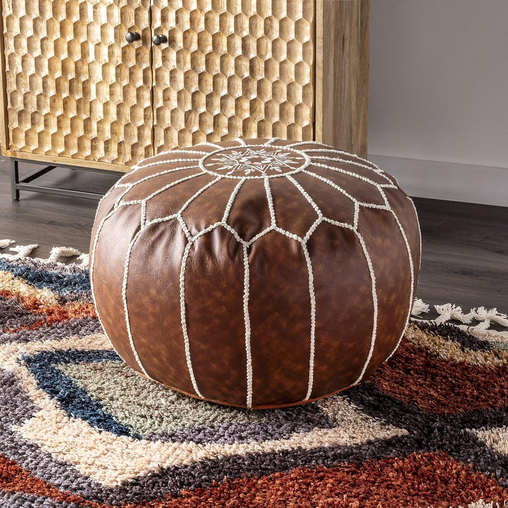 Moroccan Leather Poufs: Essential Care Tips & Guide