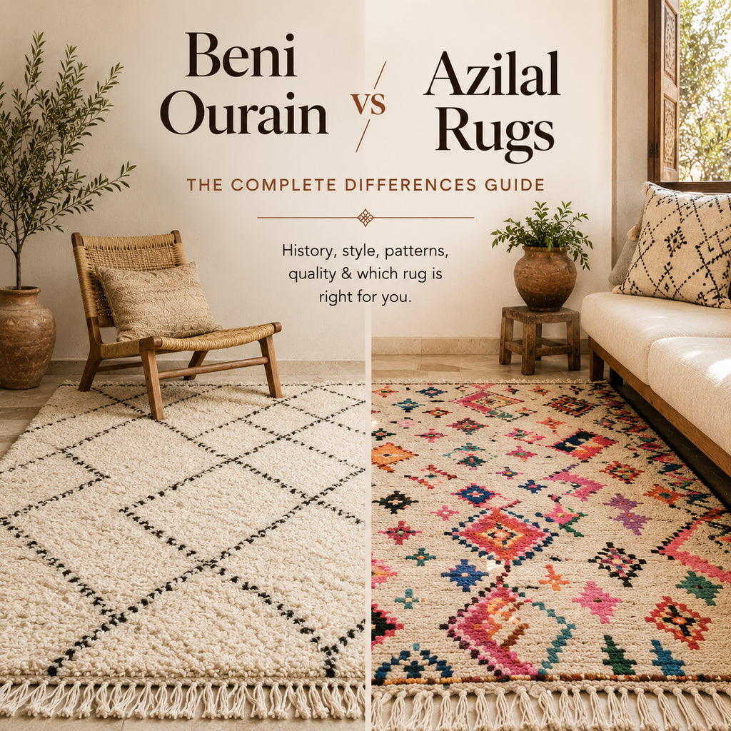 Beni Ourain vs Azilal Rugs: What's the Difference and Which One Is Right for You?
