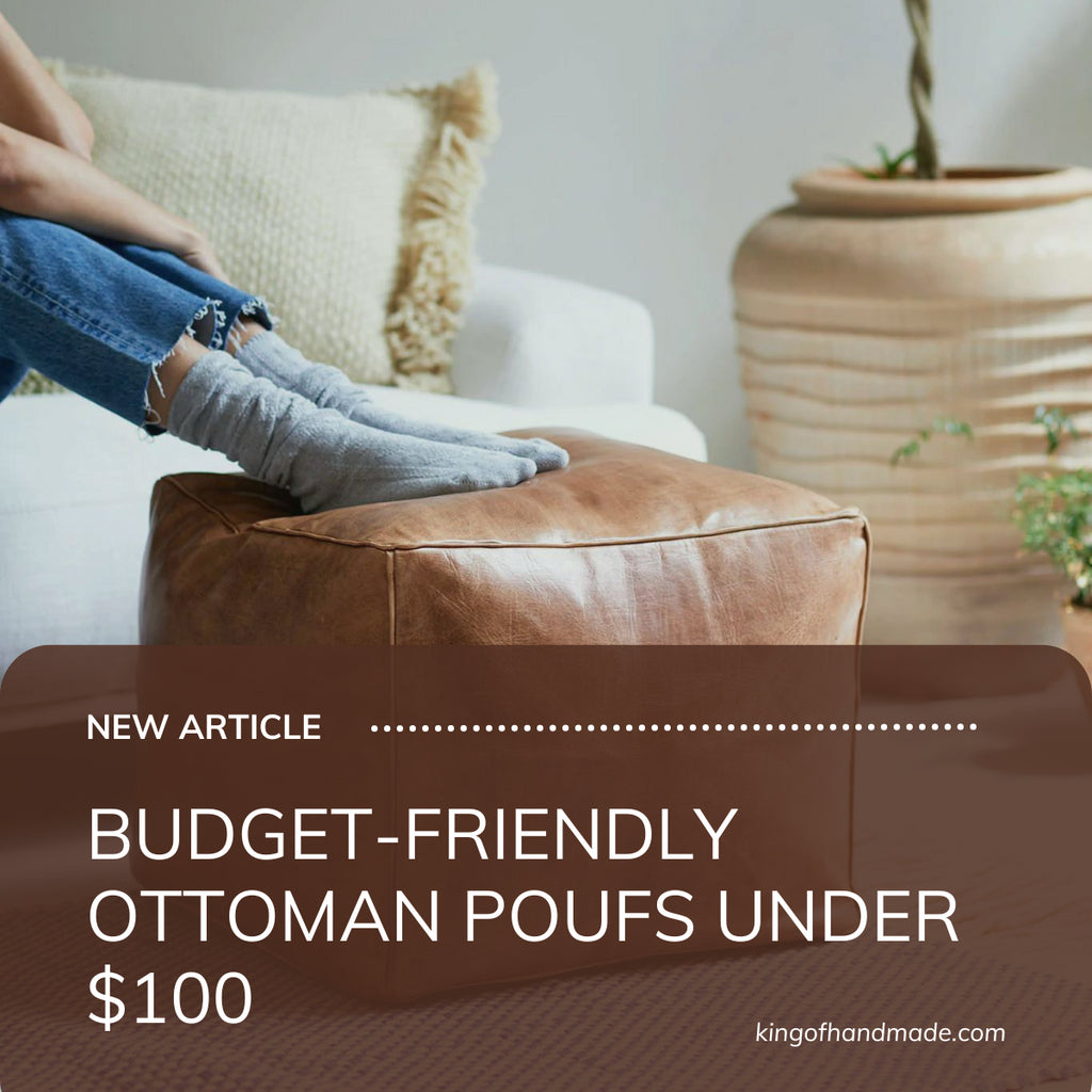 Budget-Friendly Ottoman Poufs Under $100
