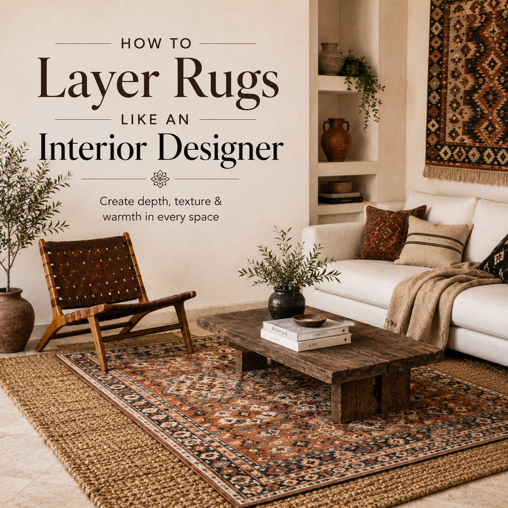 How to Layer Rugs Like an Interior Designer (Without It Looking Like a Mess)