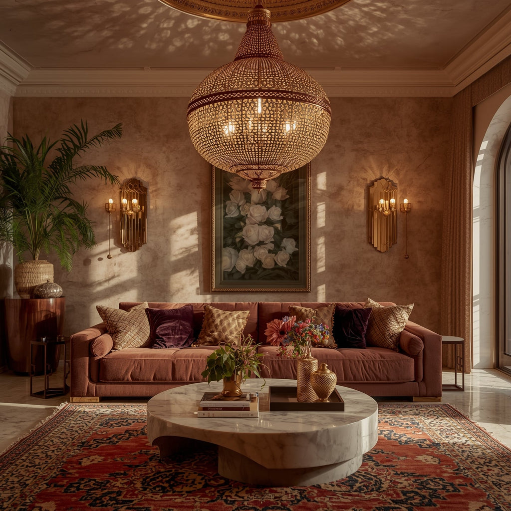 Why Handmade Chandeliers and Moroccan Lamps Are the New Luxe