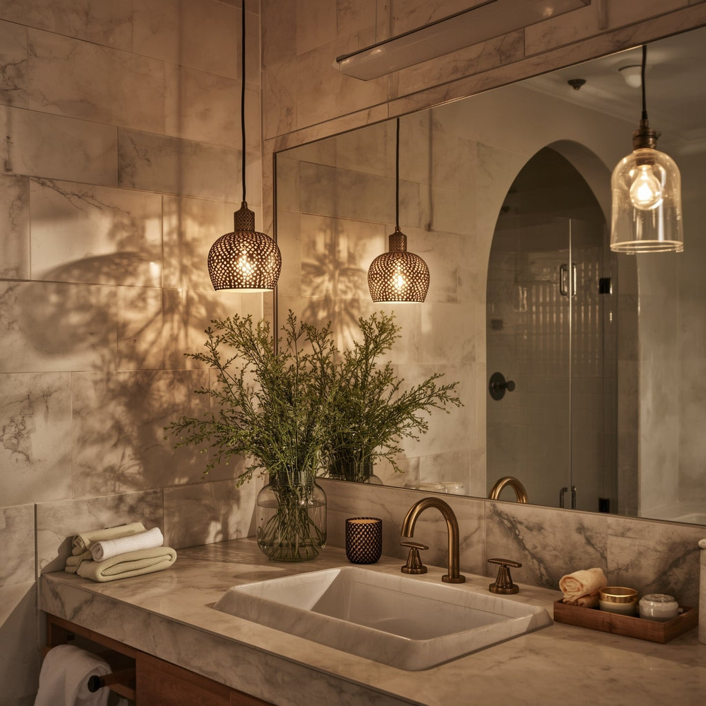 Why Pendant Lights Are Perfect for Bathroom Vanity Areas