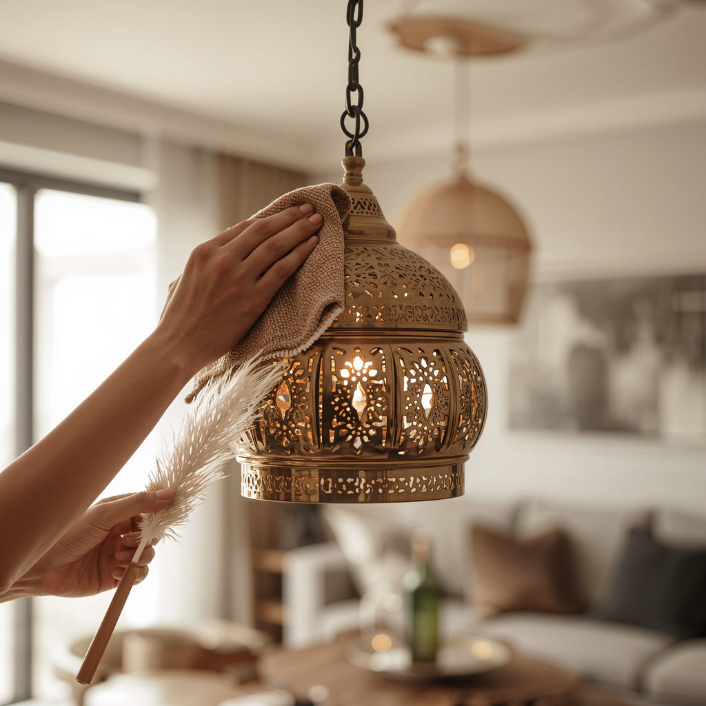 How to Clean & Care for Moroccan Ceiling Lights
