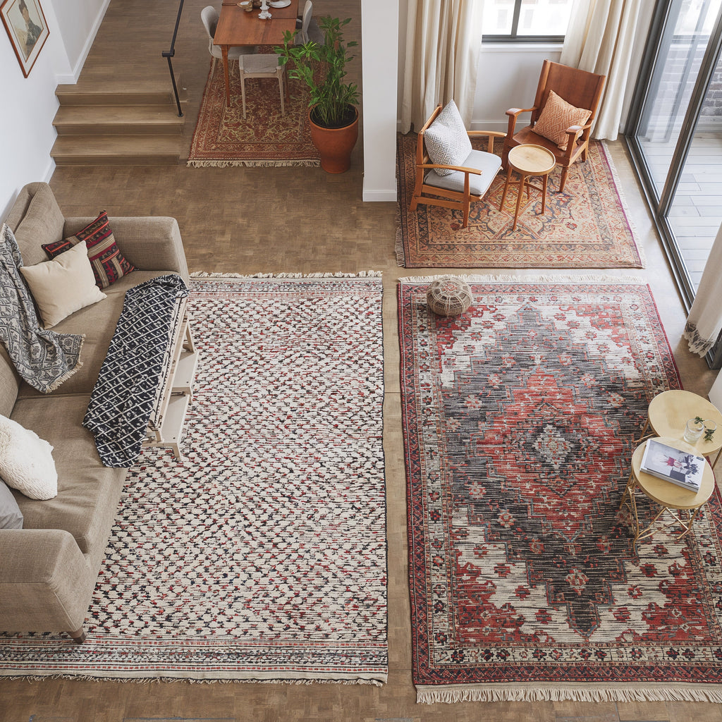 How Moroccan Area Rugs Can Define Zones in Open Plan Rooms