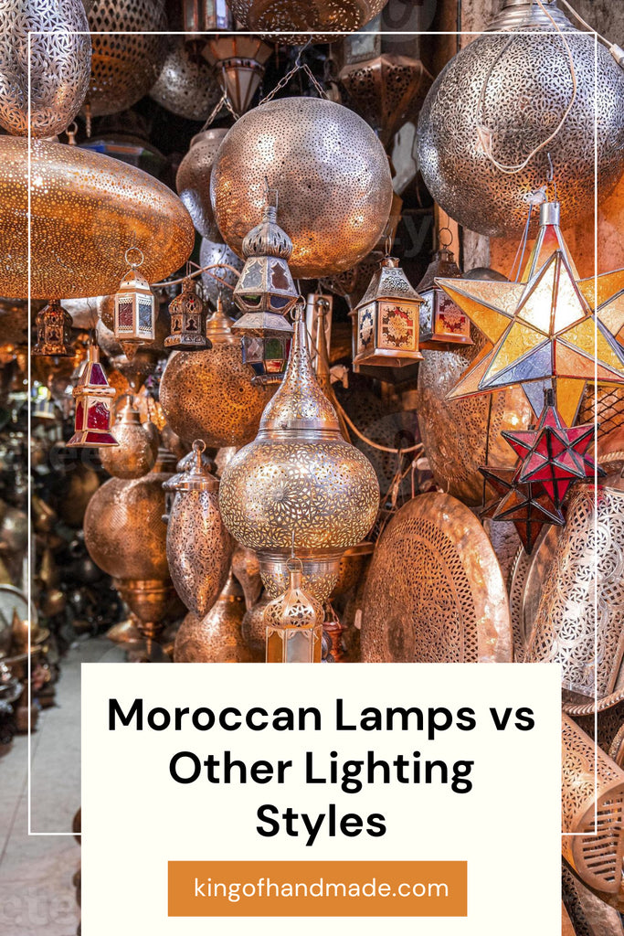 Moroccan Lamps vs Other Lighting Styles