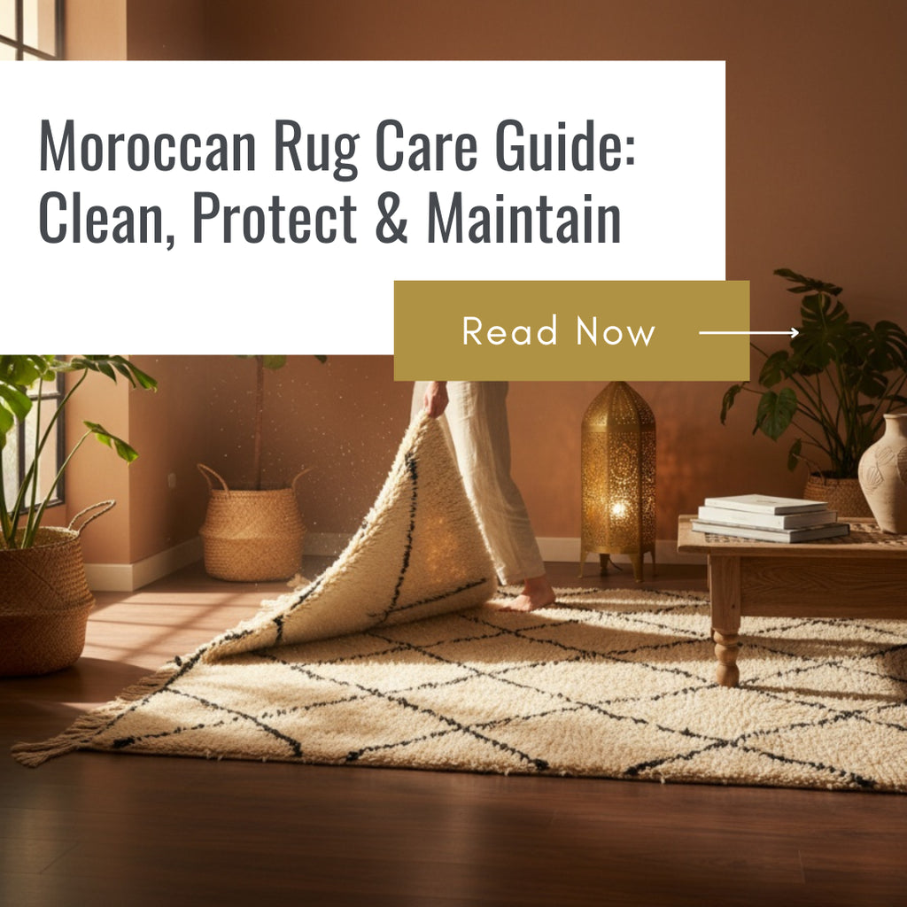 Moroccan Rug Care Guide: Clean, Protect & Maintain