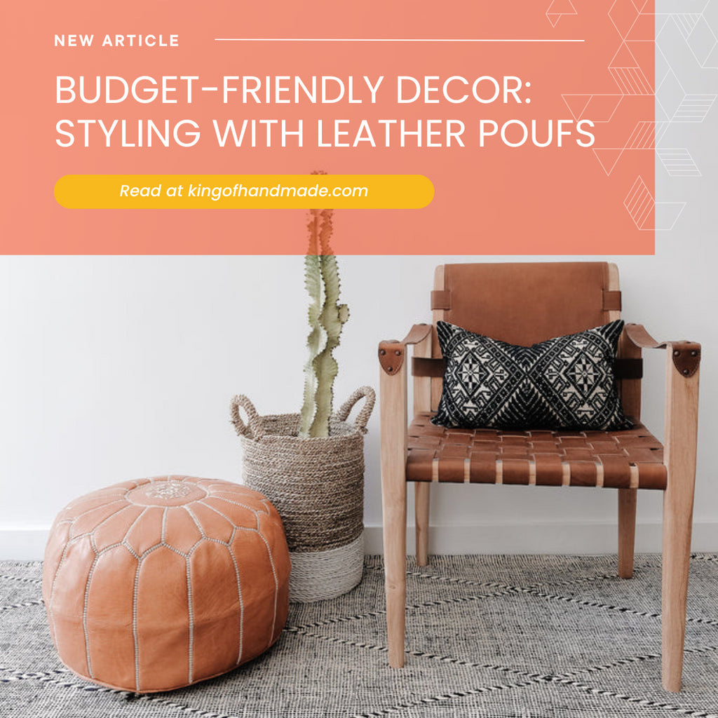 Budget-Friendly Decor: Styling with Leather Poufs