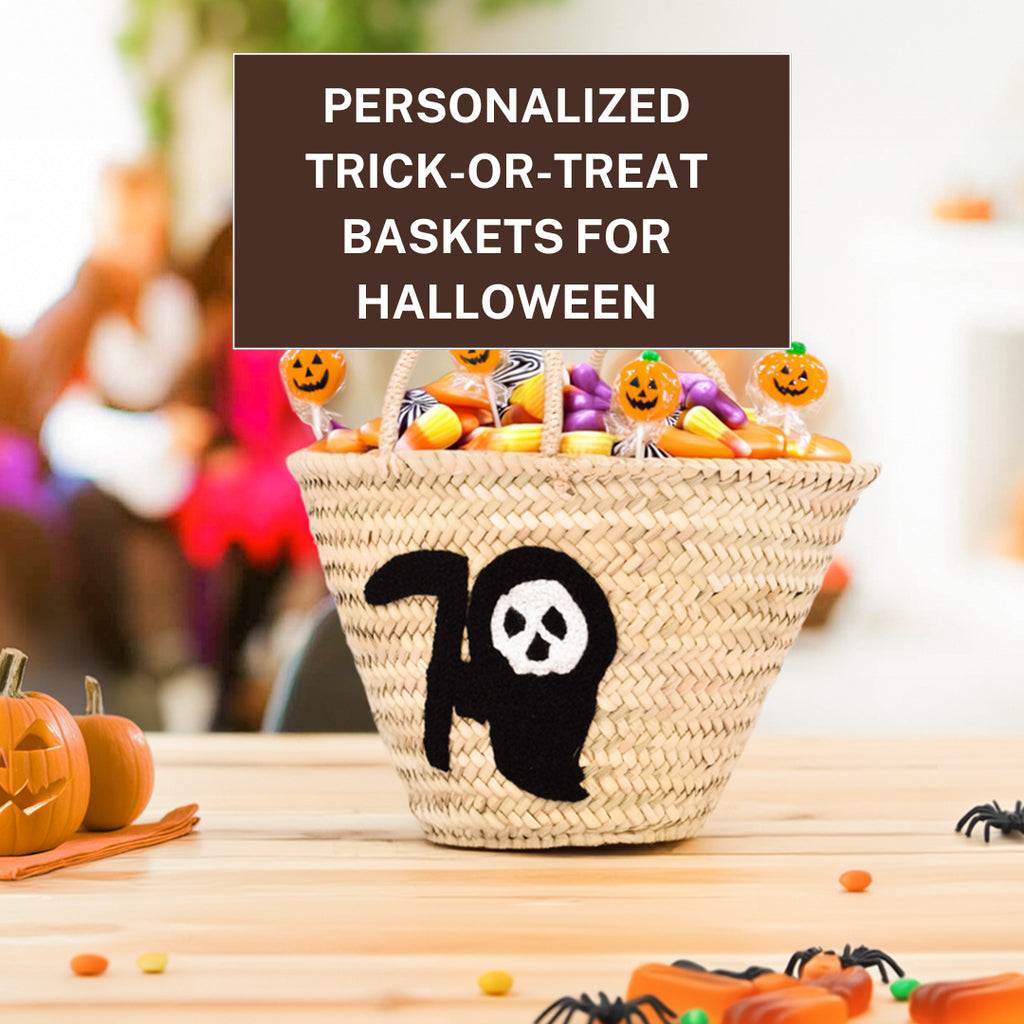 Personalized Trick-or-Treat Baskets for Halloween