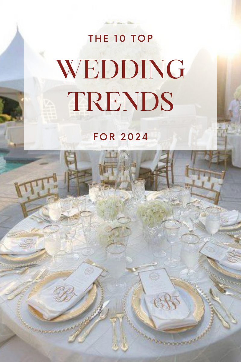 Top 10 Wedding Trends 2024 A Celebration of Love and Sustainable Styl