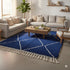 Blue Berber Rug - Moroccan Beni Ourain Wool Rug