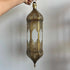 Antique Moroccan Brass Hanging Candle Lantern (CL 1005)