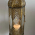 Antique Moroccan Brass Hanging Candle Lantern (CL 1005)