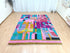 Artistic Colorful Moroccan Rug – Handmade Boho Wool Carpet - Shop Now