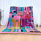 Artistic Colorful Moroccan Rug – Handmade Boho Wool Carpet - Shop Now
