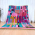 Artistic Colorful Moroccan Rug – Handmade Boho Wool Carpet - Shop Now