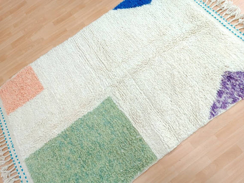 Authentic Beni Ourain Moroccan Rug – Handmade Wool Berber Carpet