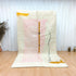 Handmade Beni Ourain Pink & White Wool Rug | Moroccan Decor
