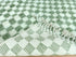 Authentic Green Checkered Moroccan Berber Rug – Handmade Wool Carpet