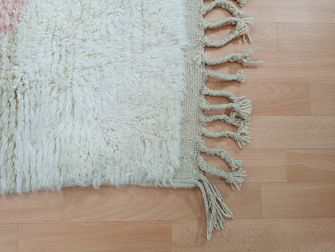 Authentic Handmade Moroccan Berber Beni Ourain Rug