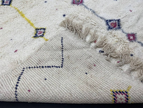 uthentic Moroccan Berber Rug – Black & White Handmade Wool