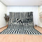 Authentic Moroccan Berber Rug – Black & White Handmade Wool