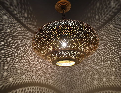 Authentic Moroccan Ceiling Pendant Light, Moroccan chandelier Lamp (PL 1011)
