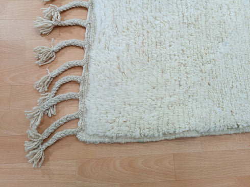 Authentic Moroccan Colorful Berber Rug - Handmade Beni Ourain