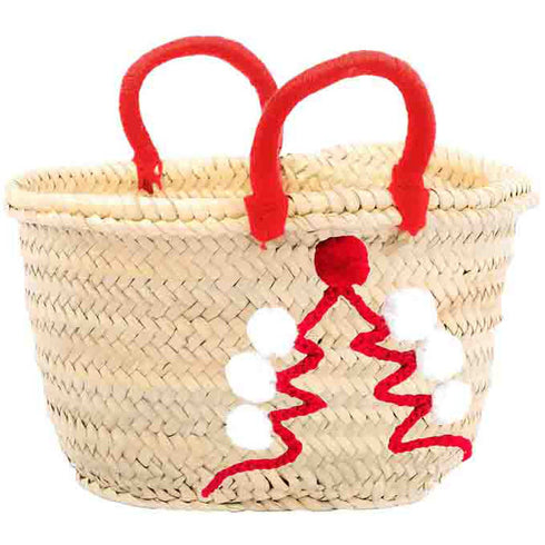 Santa's Straw Bag: Perfect Personalized Gift !