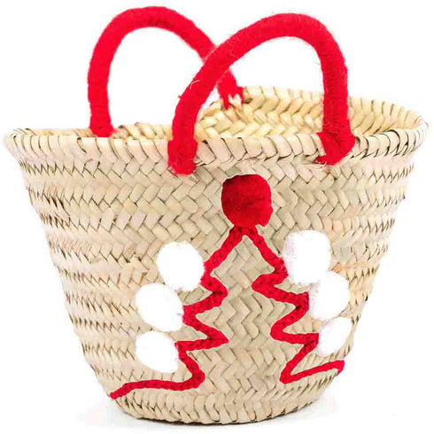 Santa's Straw Bag: Perfect Personalized Gift !