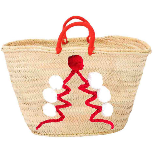 Santa's Straw Bag: Perfect Personalized Gift !