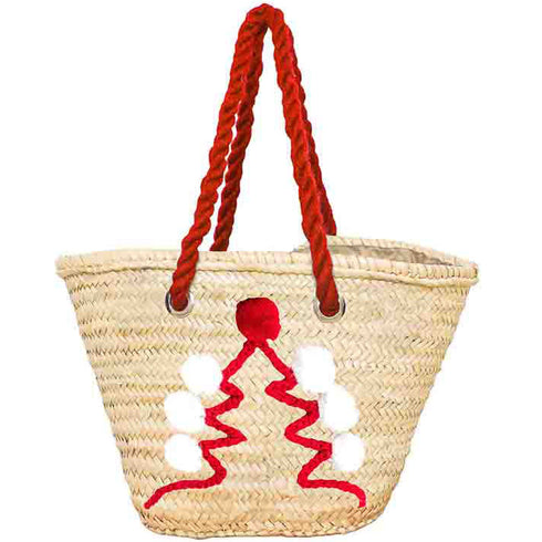 Santa's Straw Bag: Perfect Personalized Gift !