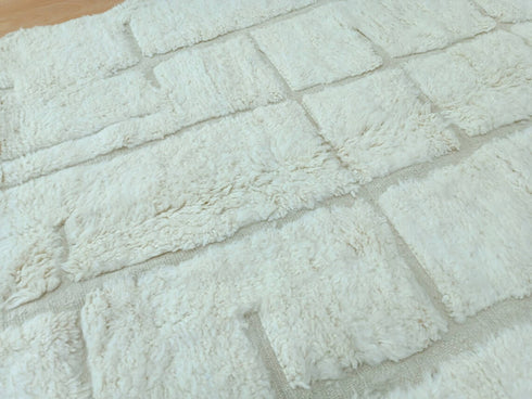 Beautiful Handmade Beni Ourain Moroccan Berber Wool Area Rug