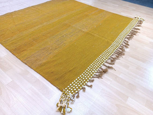 Beni Ouarain Kilim Rug - Handwoven Moroccan Wool Carpet