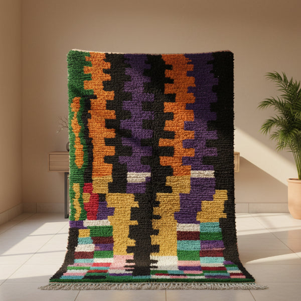 Authentic Handmade Wool Rugs - Colorful Berber Decor