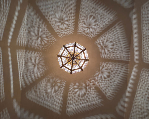 Big Moroccan Ceiling Lamp Handmade from Copper Brass (PL 1007)