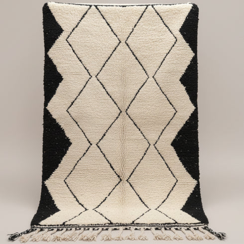 Black Moroccan Boujaad Rug – Custom Moroccan Rug