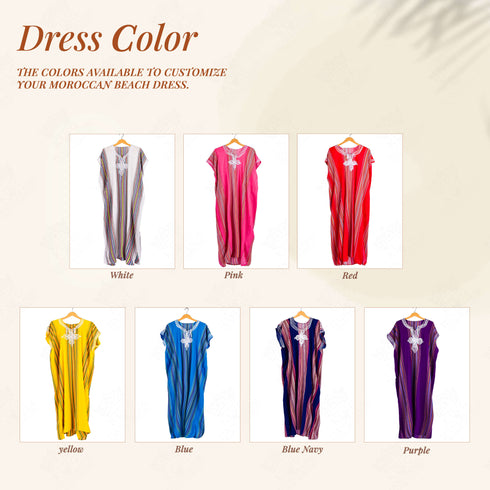 Bridesmaids Robes - Moroccan Kaftan Dress For Party And Wedding