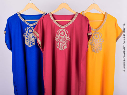 Personalized Moroccan Kaftan Bridesmaids Robes - Wedding Party Gift (One Size)