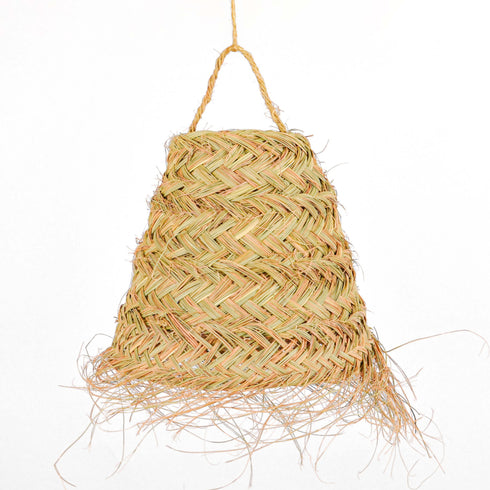 Boho Chic Lampshade Suspension - Esparto Pendant Light