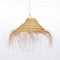Esparto Lampshade Suspension - Boho Chic Bowl Pendant Light