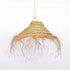 Esparto Lampshade Suspension - Boho Chic Bowl Pendant Light