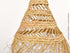 Boho Chic Bowl Pendant Light - Esparto Lampshade Suspension