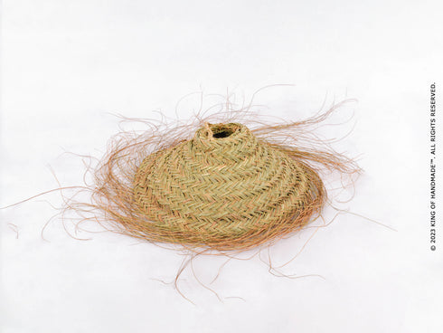 Esparto Lampshade Suspension - Boho Chic Bowl Pendant Light