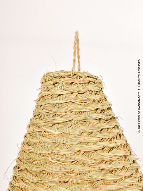 Boho chandelier - Esparto Lampshade Suspension