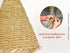 Boho chandelier - Esparto Lampshade Suspension