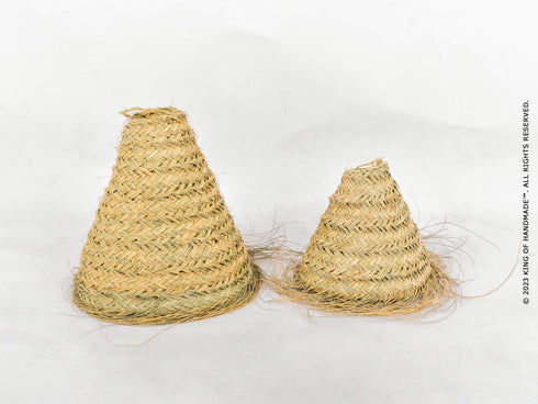 Boho Chic Lampshade Suspension - Esparto Pendant Light