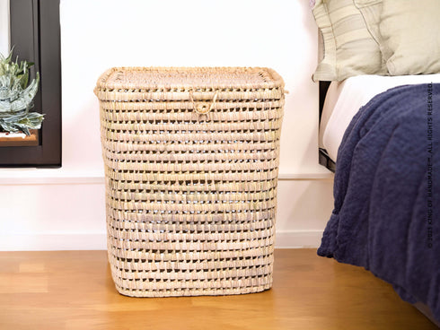 Laundry Basket - Boho Nursery Storage Basket With Handles