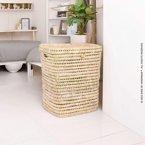 Laundry Basket - Boho Nursery Storage Basket With Handles