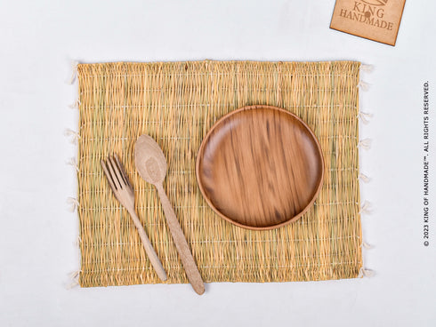 Boho Wicker Dining Table Mats