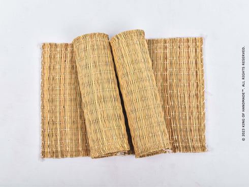 Boho Wicker Dining Table Mats